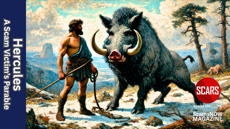 The Trials of Hercules - A Mythological Parable for Scam Victims - 2025 - on SCARS Institute ScamsNOW.com - The Magazine of Scams, Scam Victims, and Scam Psychology