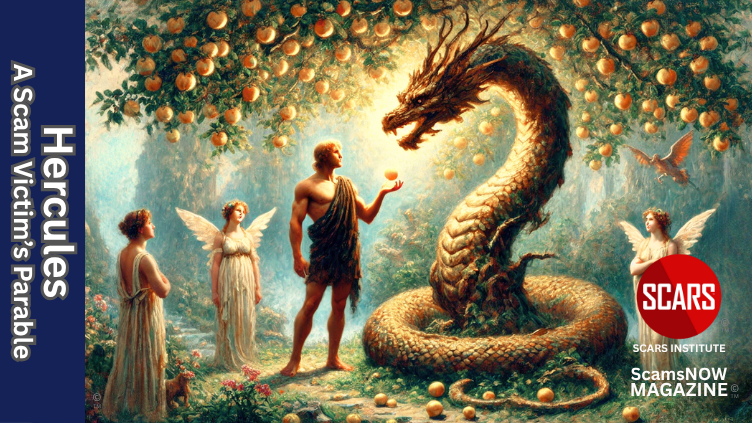 The Trials of Hercules - A Mythological Parable for Scam Victims - 2025 - on SCARS Institute ScamsNOW.com - The Magazine of Scams, Scam Victims, and Scam Psychology