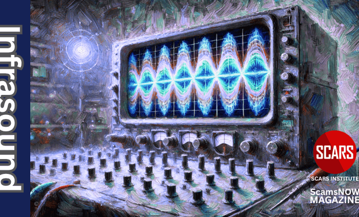 Infrasound - Possible New Tool for Scammers to Improve Grooming, Manipulation, and Control of Scam Victims - 2025 - on SCARS Institute ScamsNOW.com - The Magazine of Scams, Scam Victims, and Scam Psychology