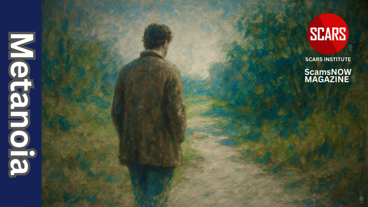Metanoia - The Transformation for Traumatized Scam Victims - 2025 - on SCARS Institute ScamsNOW.com - The Magazine of Scam