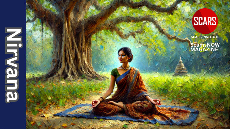 Nirvana and the Path to Letting Go of Suffering - 2025 - on SCARS Institute ScamsNOW.com - The Magazine of Scam