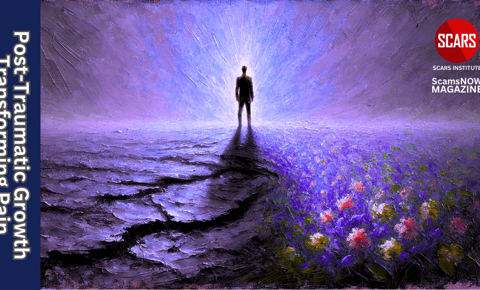 Post-Traumatic Growth - Transforming Pain - 2025 - on SCARS Institute ScamsNOW.com - The Magazine of Scams, Scam Victims, and Scam Psychology