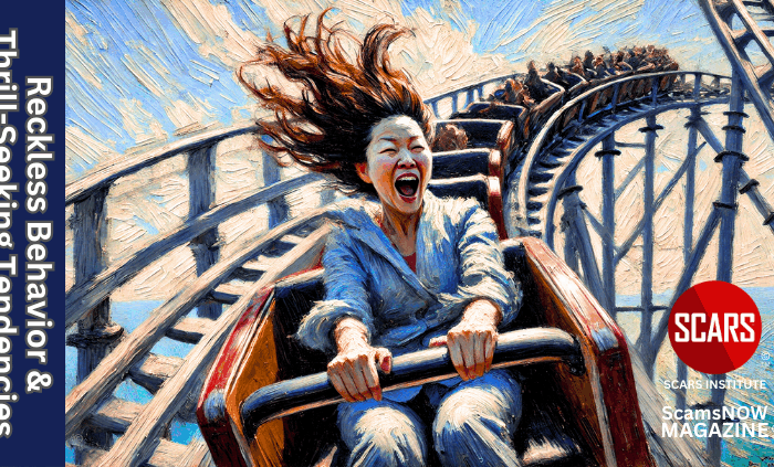Reckless Behavior and Thrill-Seeking Tendencies - Personality Types and Susceptibility to Scams - 2025 - on SCARS Institute ScamsNOW.com - The Magazine of Scams, Scam Victims, and Scam Psychology