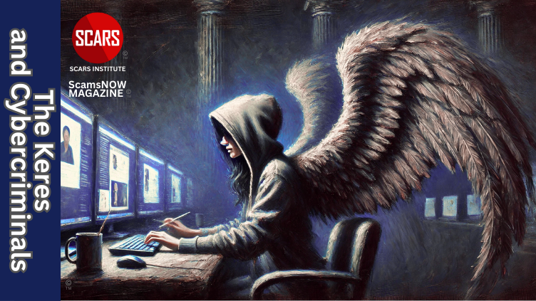 The Keres and Cybercriminals: An Essay on the New Monsters in Our World - 2025 - on SCARS Institute ScamsNOW.com - The Magazine of Scam