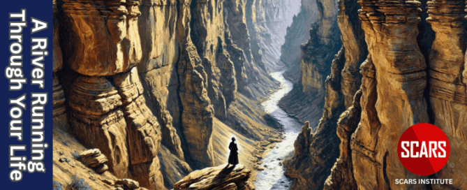 Vulnerability to Scams Caused by Past Relationships are Like a River Running through Your Life Cut Channels - 2025 - on SCARS Institute ScamsNOW.com - The Magazine of Scam