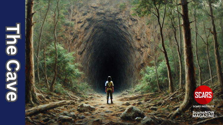 Joseph Campbell's 'The Cave' - What You Fear Holds Your Treasure - 2025 - on SCARS Institute ScamsNOW.com - The Magazine of Scams, Scam Victims, and Scam Psychology