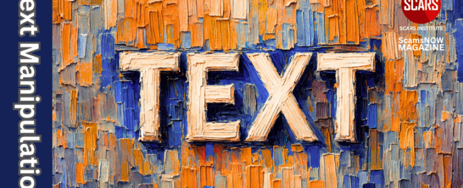 Words & Text Manipulation - The Secret Manipulation Technique Even Scammers Don't Know About But Use - 2025 - on SCARS Institute ScamsNOW.com - The Magazine of Scams, Scam Victims, and Scam Psychology