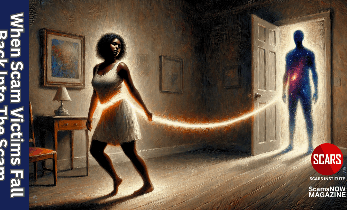 When Scam Victims Fall Back into the Scam and Under The Scammers' Control - 2025 - on SCARS Institute ScamsNOW.com - The Magazine of Scams, Scam Victims, and Scam Psychology