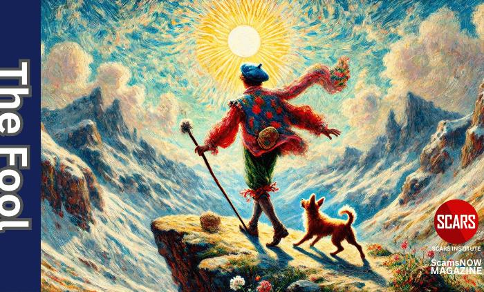 The Fool - A Different Look at Scam Victims Using at an Ancient Concept of Tarot - 2025 - on SCARS Institute ScamsNOW.com - The Magazine of Scams, Scam Victims, and Scam Psychology