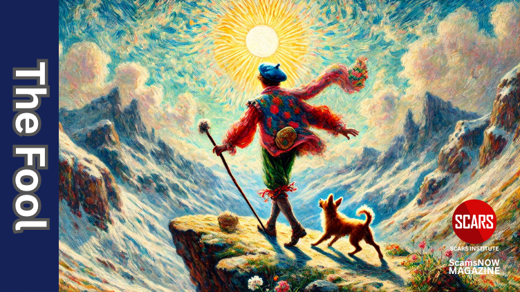 The Fool - A Different Look at Scam Victims Using at an Ancient Concept of Tarot - 2025 - on SCARS Institute ScamsNOW.com - The Magazine of Scams, Scam Victims, and Scam Psychology