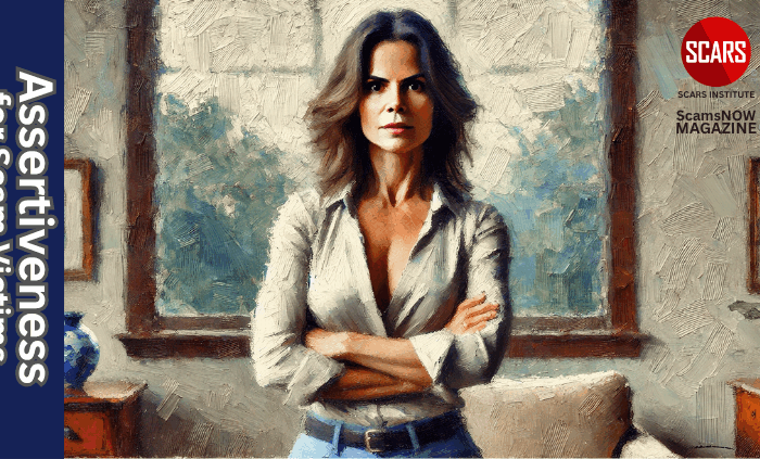 Assertiveness for Scam Victims - Regaining Your Voice, Setting Boundaries, and Stopping Manipulation - 2025 - on SCARS Institute ScamsNOW.com - The Magazine of Scams, Scam Victims, and Scam Psychology