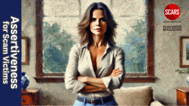 Assertiveness for Scam Victims - Regaining Your Voice, Setting Boundaries, and Stopping Manipulation - 2025 - on SCARS Institute ScamsNOW.com - The Magazine of Scams, Scam Victims, and Scam Psychology