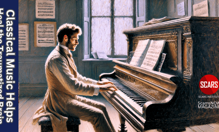 How Classical Music Helps Heal the Traumatized Brain After a Scam - 2025 - on SCARS Institute ScamsNOW.com - The Magazine of Scams, Scam Victims, and Scam Psychology