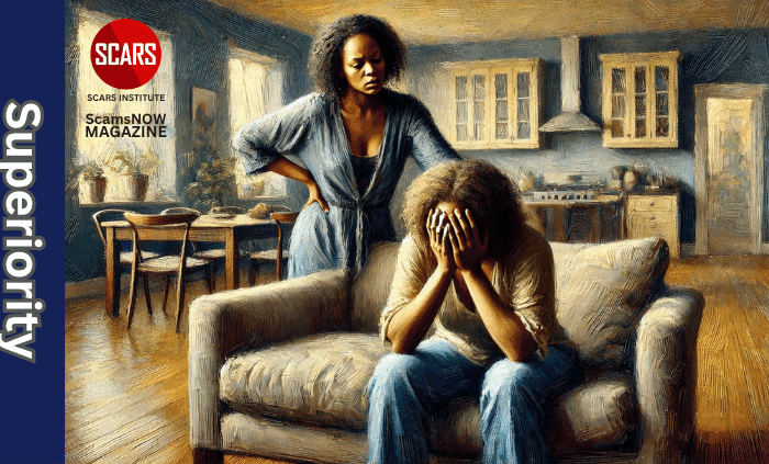 Superiority - Why Certain People Do Not Want You to Recover After Trauma - 2025 - on SCARS Institute ScamsNOW.com - The Magazine of Scams, Scam Victims, and Scam Psychology