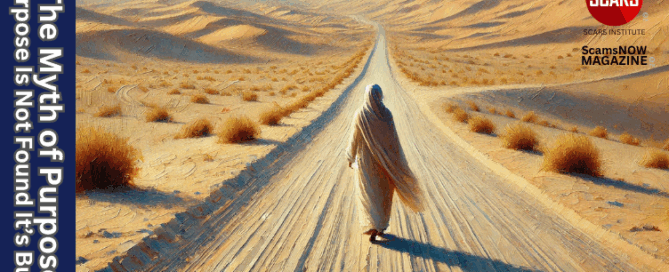The Myth of Purpose - Purpose Is Not Found It’s Built - 2025 - on SCARS Institute ScamsNOW.com - The Magazine of Scams, Scam Victims, and Scam Psychology