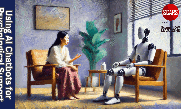 Scam Victims Are Using ChatGPT/AI Chatbots for Psychological Support & Diagnosis with Disastrous Results - 2025 - on SCARS Institute ScamsNOW.com - The Magazine of Scams, Scam Victims, and Scam Psychology