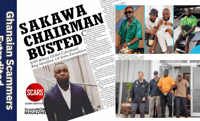 $100 Million Dollar Romance Scammers from Ghana Extradited to the United States - 2025 - on SCARS Institute ScamsNOW.com - The Magazine of Scams, Scam Victims, and Scam Psychology