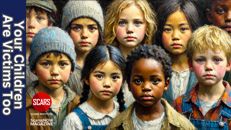 When Children Become Victims of Scams Too - An Guide for Parents - 2025 - on SCARS Institute ScamsNOW.com - The Magazine of Scams, Scam Victims, and Scam Psychology