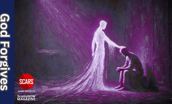 God Forgives But Does Not Promise Healing - A Perspective on Trauma - 2025 - on SCARS Institute ScamsNOW.com - The Magazine of Scams, Scam Victims, and Scam Psychology