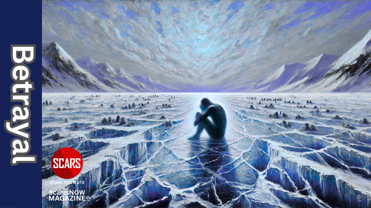 Betrayal & the 9th Circle of Hell - 2025 - on SCARS Institute ScamsNOW.com - The Magazine of Scams, Scam Victims, and Scam Psychology