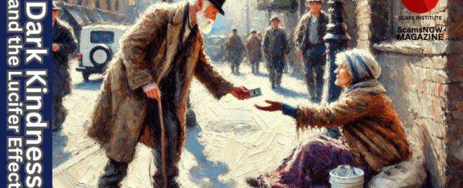 The Darkness in Kindness and the Lucifer Effect - 2025 - on SCARS Institute ScamsNOW.com - The Magazine of Scams, Scam Victims, and Scam Psychology