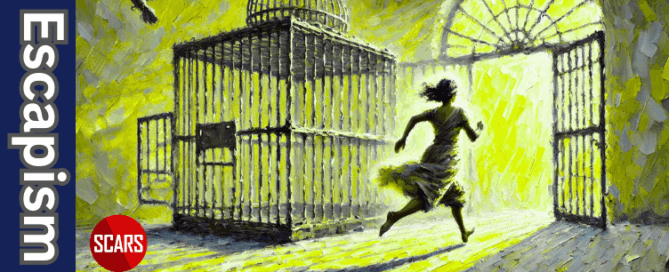 Escapism, Reality Shifting, and Denial - Escaping the Pain - 2025 - on SCARS Institute ScamsNOW.com - The Magazine of Scams, Scam Victims, and Scam Psychology