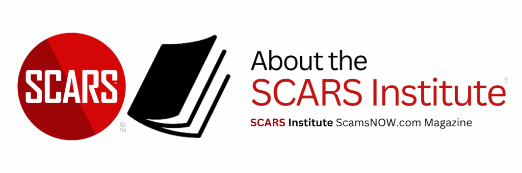 About the SCARS Institute banner SCARS Institute - 12 Years of Service to Scam Victims & Survivors - 2025/2026