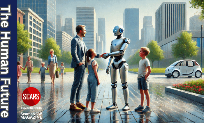 What the Future Will Bring for Humans and AI - An Essay - 2025 - on SCARS Institute ScamsNOW.com - The Magazine of Scams, Scam Victims, and Scam Psychology