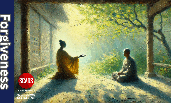 Forgiveness and the 4 Steps to Healing - 2025 - on SCARS Institute ScamsNOW.com - The Magazine of Scams, Scam Victims, and Scam Psychology
