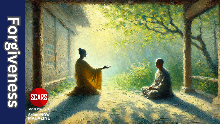 Forgiveness and the 4 Steps to Healing - 2025 - on SCARS Institute ScamsNOW.com - The Magazine of Scams, Scam Victims, and Scam Psychology
