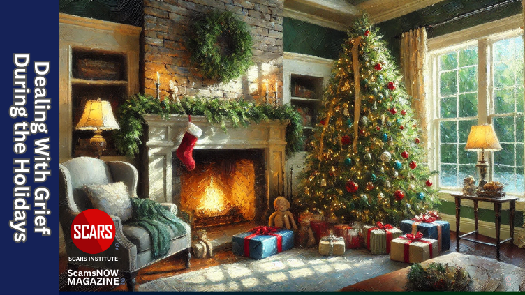 Dealing With Grief & Recovery During The Holidays - 2025 - on SCARS Institute ScamsNOW.com - The Magazine of Scams, Scam Victims, and Scam Psychology