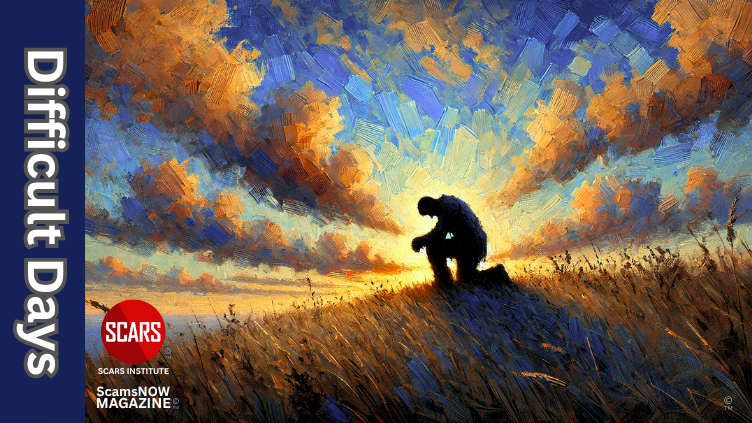 Difficult Days - a Guide for Scam Victims Navigating Betrayal Trauma - 2025 2 Difficult Days - a Guide for Scam Victims Navigating Betrayal Trauma - 2025 - on SCARS Institute ScamsNOW.com - The Magazine of Scams, Scam Victims, and Scam Psychology