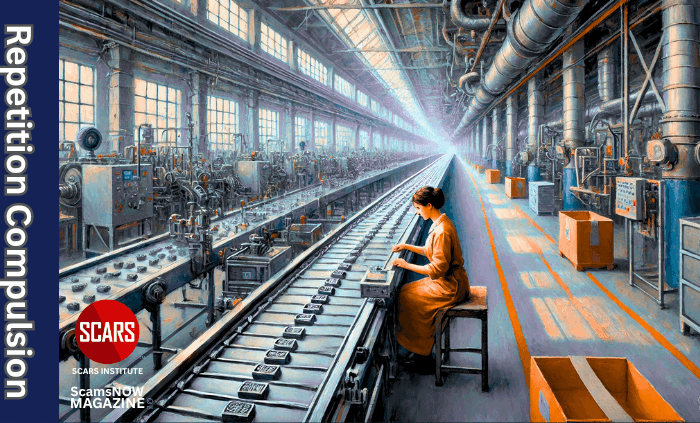 Protecting Yourself After the AT&T Data Breach - 2024 6 Repetition Compulsion and Scam Victimization - 2025 - on SCARS Institute ScamsNOW.com - The Magazine of Scams, Scam Victims, and Scam Psychology