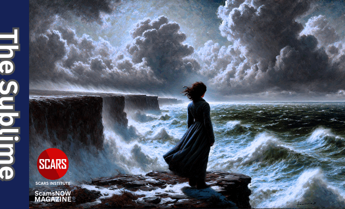 The Sublime Experience of Betrayal - An Essay - 2025 - on SCARS Institute ScamsNOW.com - The Magazine of Scams, Scam Victims, and Scam Psychology