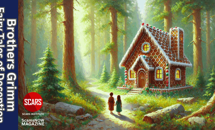 Brothers Grimm Fairy Tales Warning Us All - Deception and Scams are Everywhere - 2025 - on SCARS Institute ScamsNOW.com - The Magazine of Scams, Scam Victims, and Scam Psychology