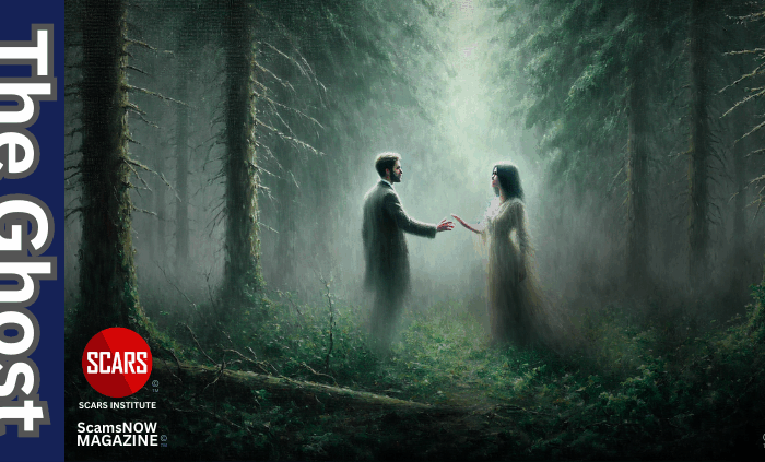 Relationship Scams' Grief and Recovering from a Ghost - 2025 - on SCARS Institute ScamsNOW.com - The Magazine of Scams, Scam Victims, and Scam Psychology