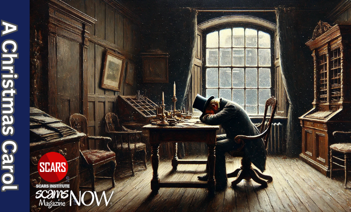 A Christmas Carol and Its Value for Scam Survivors - 2025 - on SCARS Institute ScamsNOW.com - The Magazine of Scams, Scam Victims, and Scam Psychology