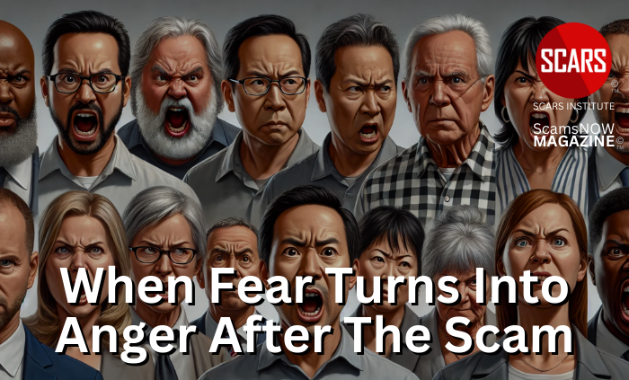 When Fear Turns into Anger: What It Does to Scam Victims After the Scam - 2025 - on SCARS Institute ScamsNOW.com - The Magazine of Scams