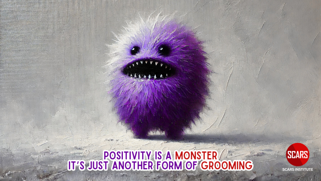 Positivity is a Monster - Warm and Fuzzy but at the Same Time Deadly