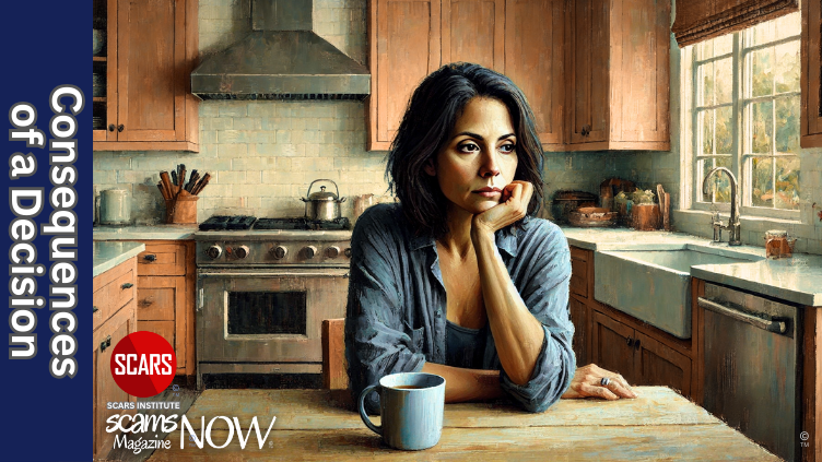 Consequences of a Decision - a Perspective by Vianey Gonzalez - a Scam Survivor - 2026 - on SCARS Institute ScamsNOW.com - The Magazine of Scams, Scam Victims, and Scam Psychology