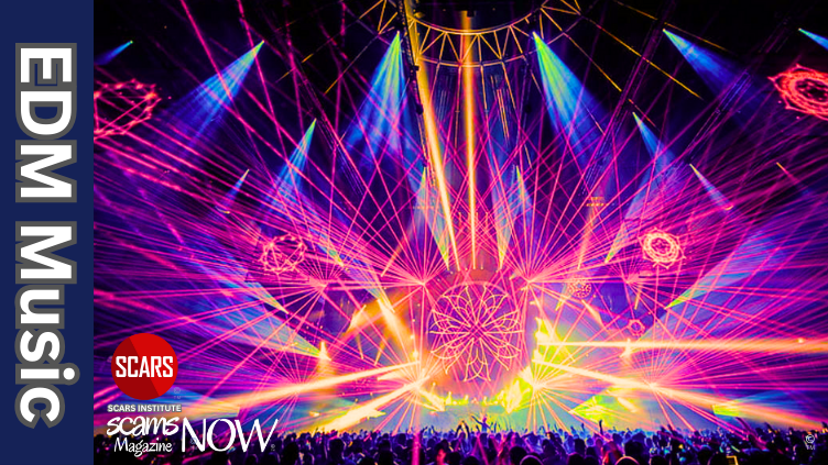 Electronic Dance Music EDM and Scam Victims Recovery - 2026 - on SCARS Institute ScamsNOW.com - The Magazine of Scams, Scam Victims, and Scam Psychology