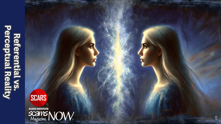 Referential Reality vs. Perceptual Reality - The Foundation of Relationship Scams - 2026 - on SCARS Institute ScamsNOW.com - The Magazine of Scams, Scam Victims, and Scam Psychology