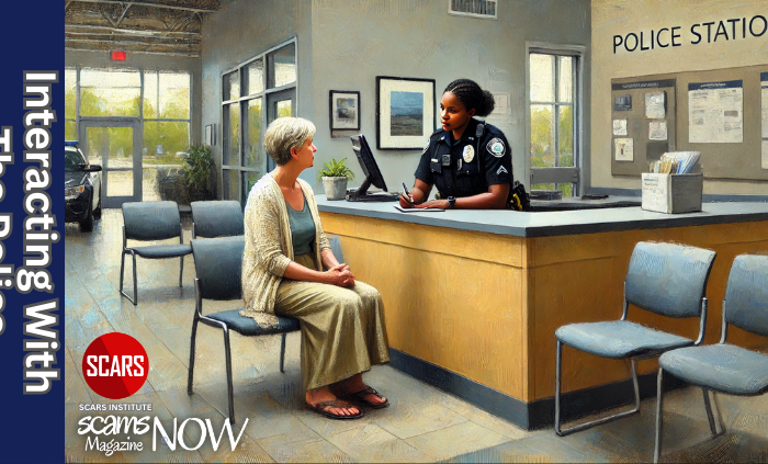 Scam Victims Often Forget That The Police Officers May Be Even More Traumatized Than They Are - 2026 - on SCARS Institute ScamsNOW.com - The Magazine of Scams, Scam Victims, and Scam Psychology