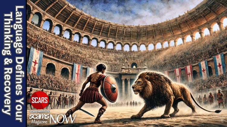 The Language You Use Programs Your Mind and Defines Your Recovery - 2026 - on SCARS Institute ScamsNOW.com - The Magazine of Scams, Scam Victims, and Scam Psychology