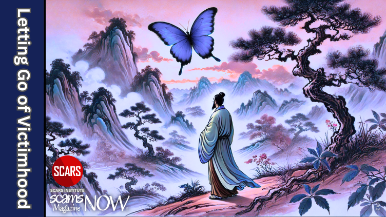 Letting Go of Victimhood - The Dream of Zhuangzi - 2026 10 Letting Go of Victimhood - The Dream of Zhuangzi - 2026 - on SCARS Institute ScamsNOW.com - The Magazine of Scams, Scam Victims, and Scam Psychology