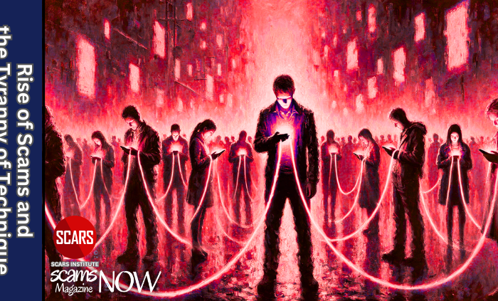 The Rise of Scams and the Tyranny of Technique - 2026 - on SCARS Institute ScamsNOW.com - The Magazine of Scams, Scam Victims, and Scam Psychology