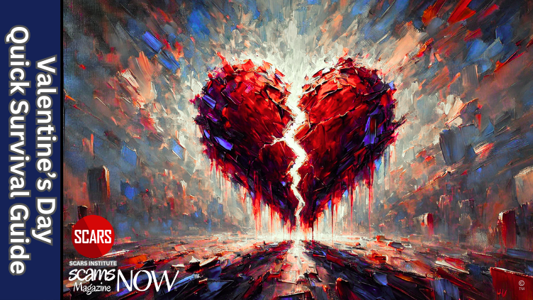 Valentine's Day for Scam Survivors - A Quick Survival Guide - 2026 - on SCARS Institute ScamsNOW.com - The Magazine of Scams, Scam Victims, and Scam Psychology