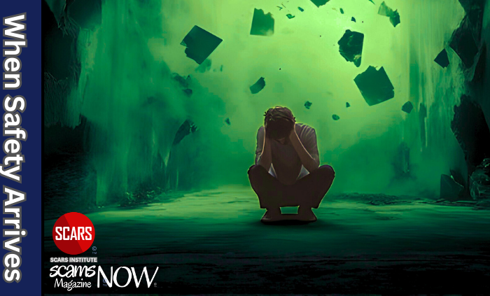 Gang Stalking Or Transnational Repression - 2024 15 When Safety Arrives and the Mind and Body Finally Breaks Down - 2026 - on SCARS Institute ScamsNOW.com - The Magazine of Scams, Scam Victims, and Scam Psychology