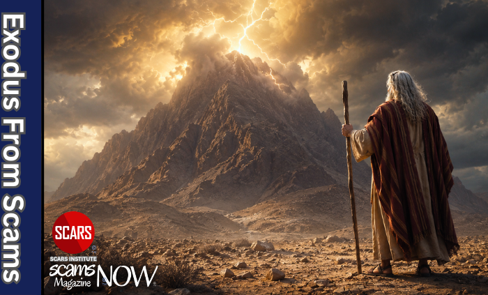Exodus From Scams - The Journey of Moses - A Scam Victims Journey to the Promised Land - 2026