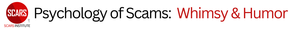 Psychology of Scams Whimsy & Humor banner Book of Pressed Scammers - A Curious Field Guide to Flattened Fraudsters and Other Peculiar Villains